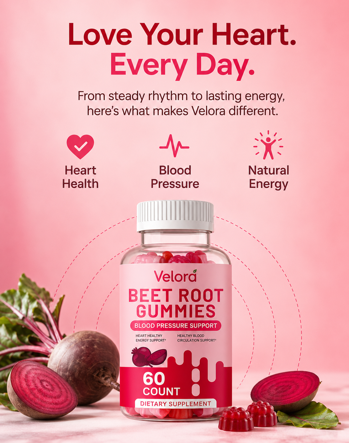 Velora Beetroot Gummies